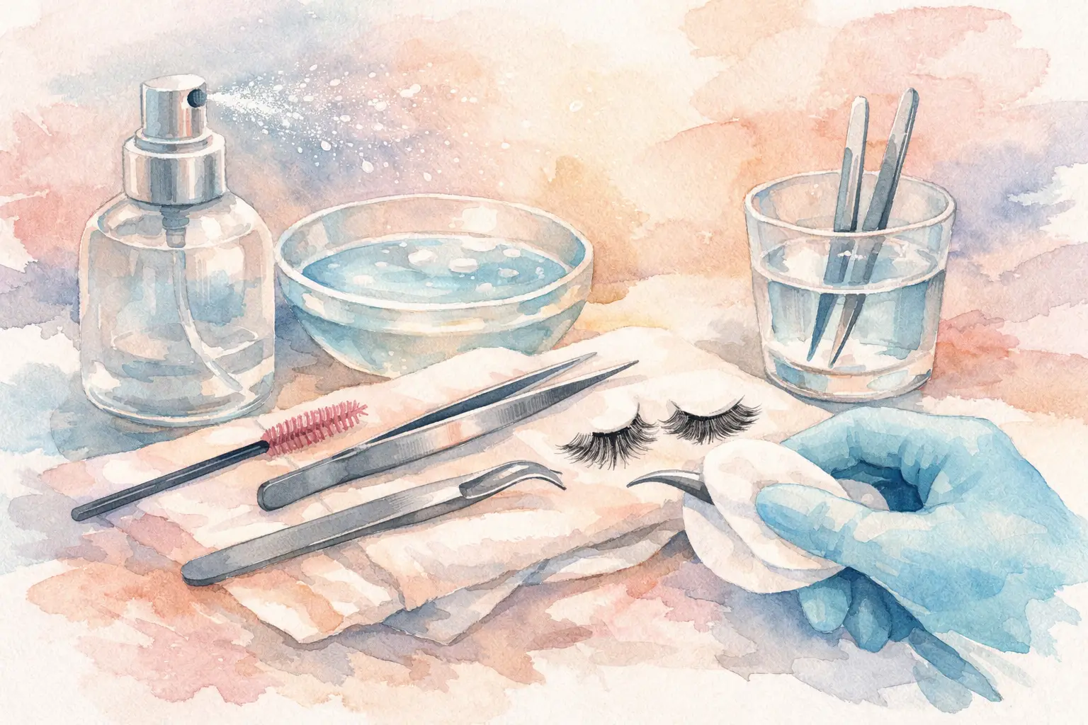 How to Disinfect Lash Tools Between Clients