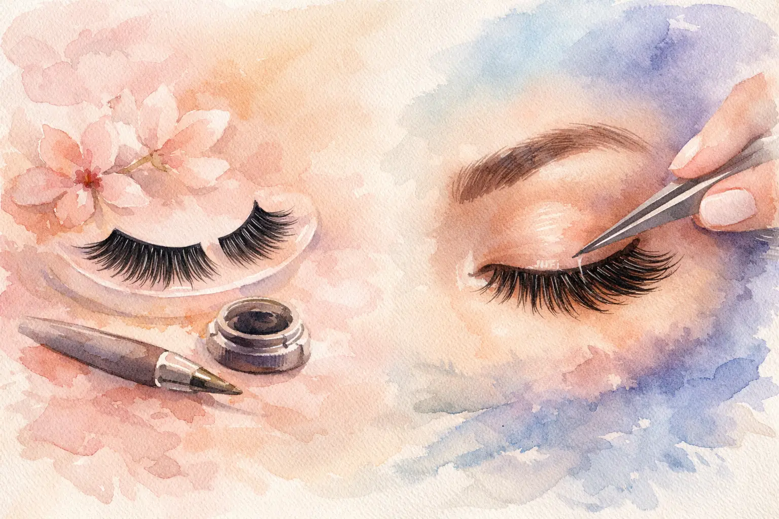 Strip Lashes vs Extensions for Everyday Wear